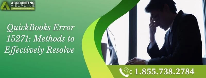 A quick and easy troubleshooting for QuickBooks Error 15271