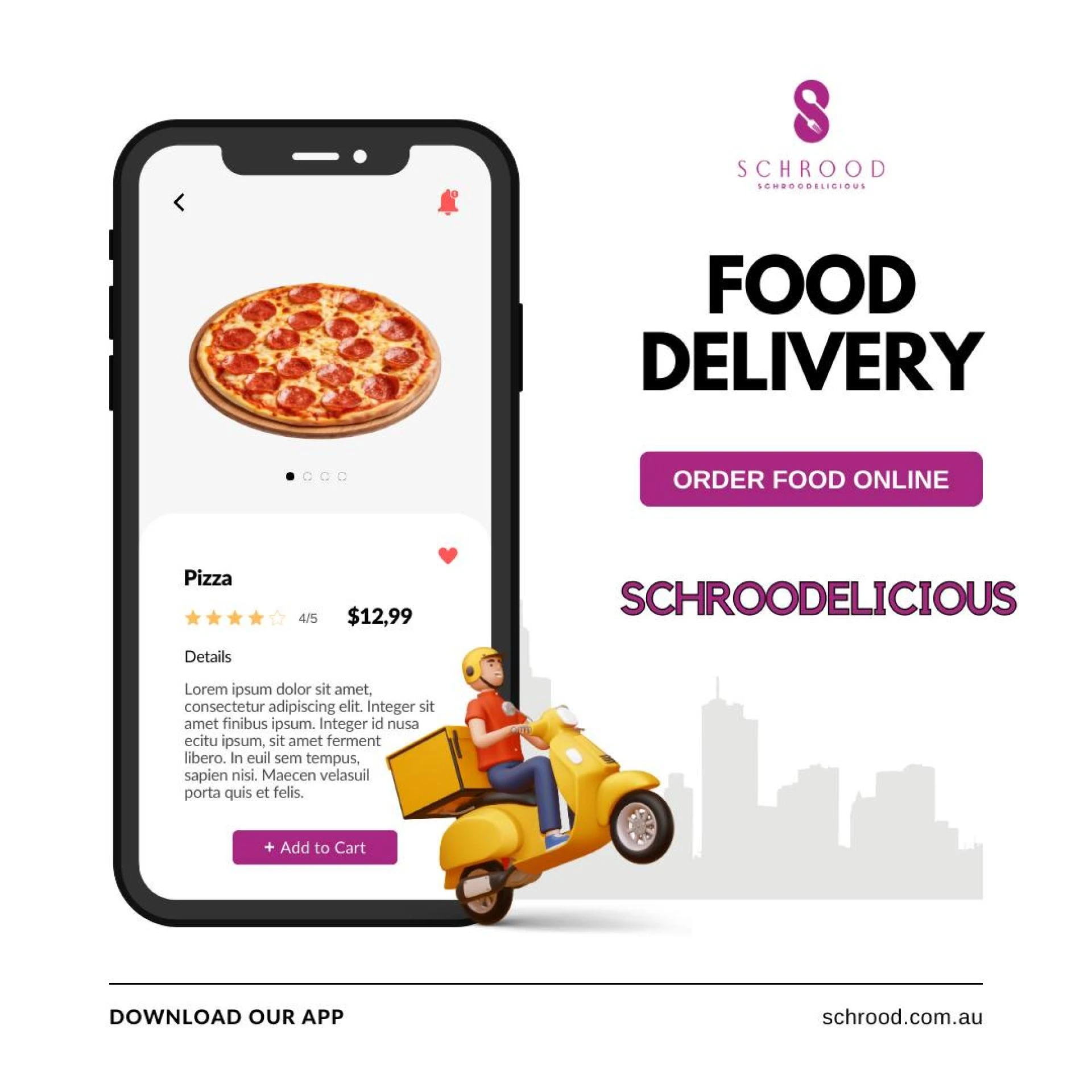 Best Food Delivery App | Schrood