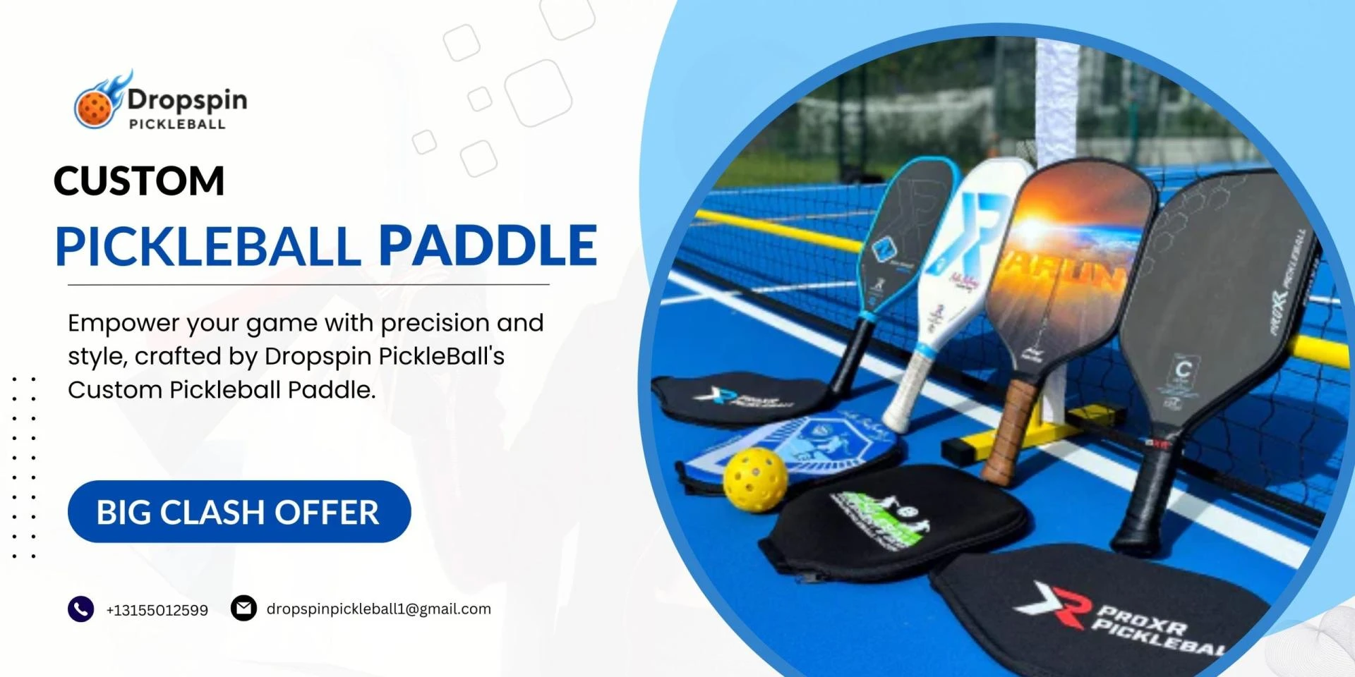 Custom Pickleball Paddle Selections | Dropspin PickleBall