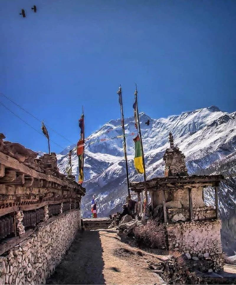 Himalayan Nepal Trek trail in Nepal