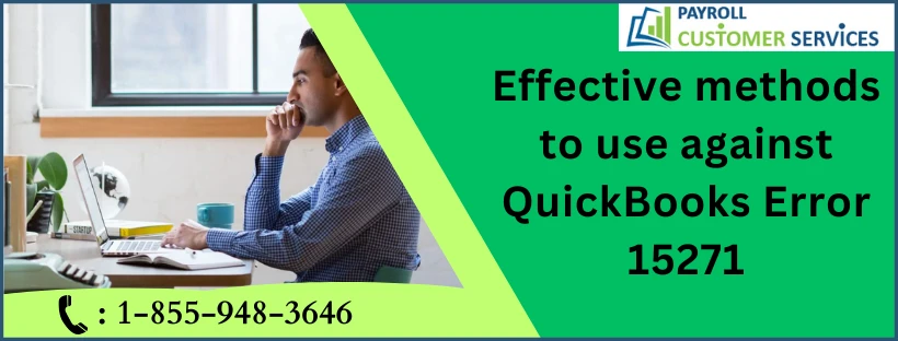 Quick Ways To Fix QuickBooks Error 15271 In Desktop