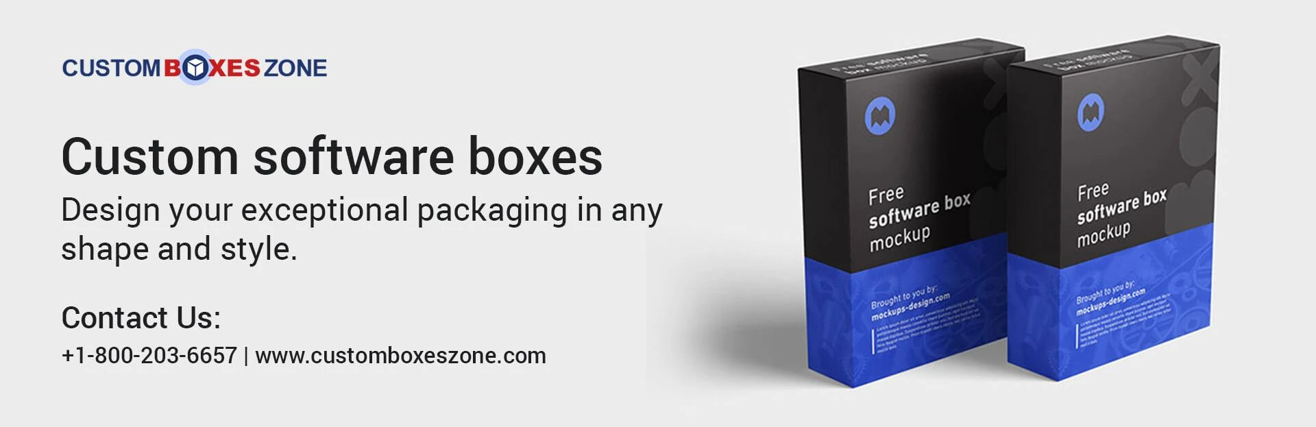 Custom Software Boxes Wholesale customization is Available at CustomBoxesZone