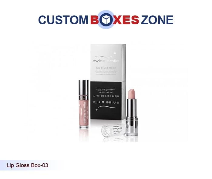 Get Elegant and Stylish Custom Lip Gloss Boxes at CustomBoxesZone