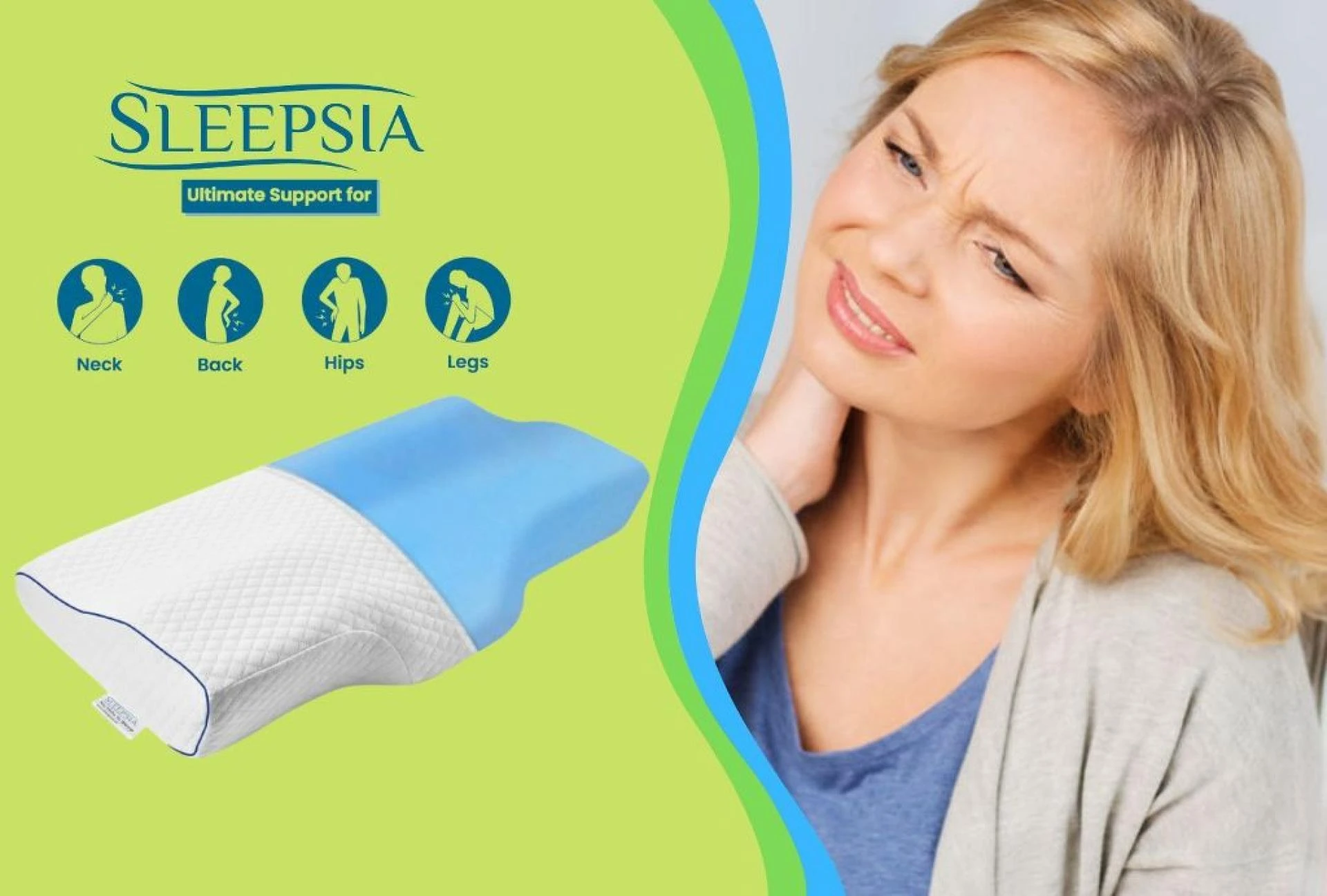 How To Get Relief From Neck Pain With The Cervical Contour Pillow