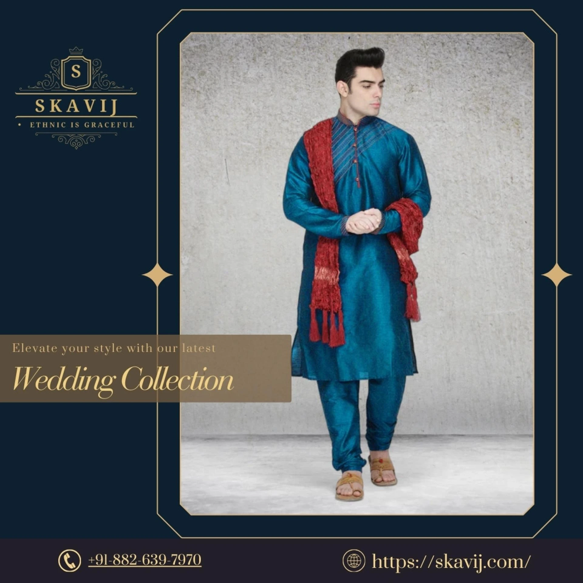 The Timeless Elegance of the Men’s Kurta Set with Scarf: A Cultural and Fashionable Perspective