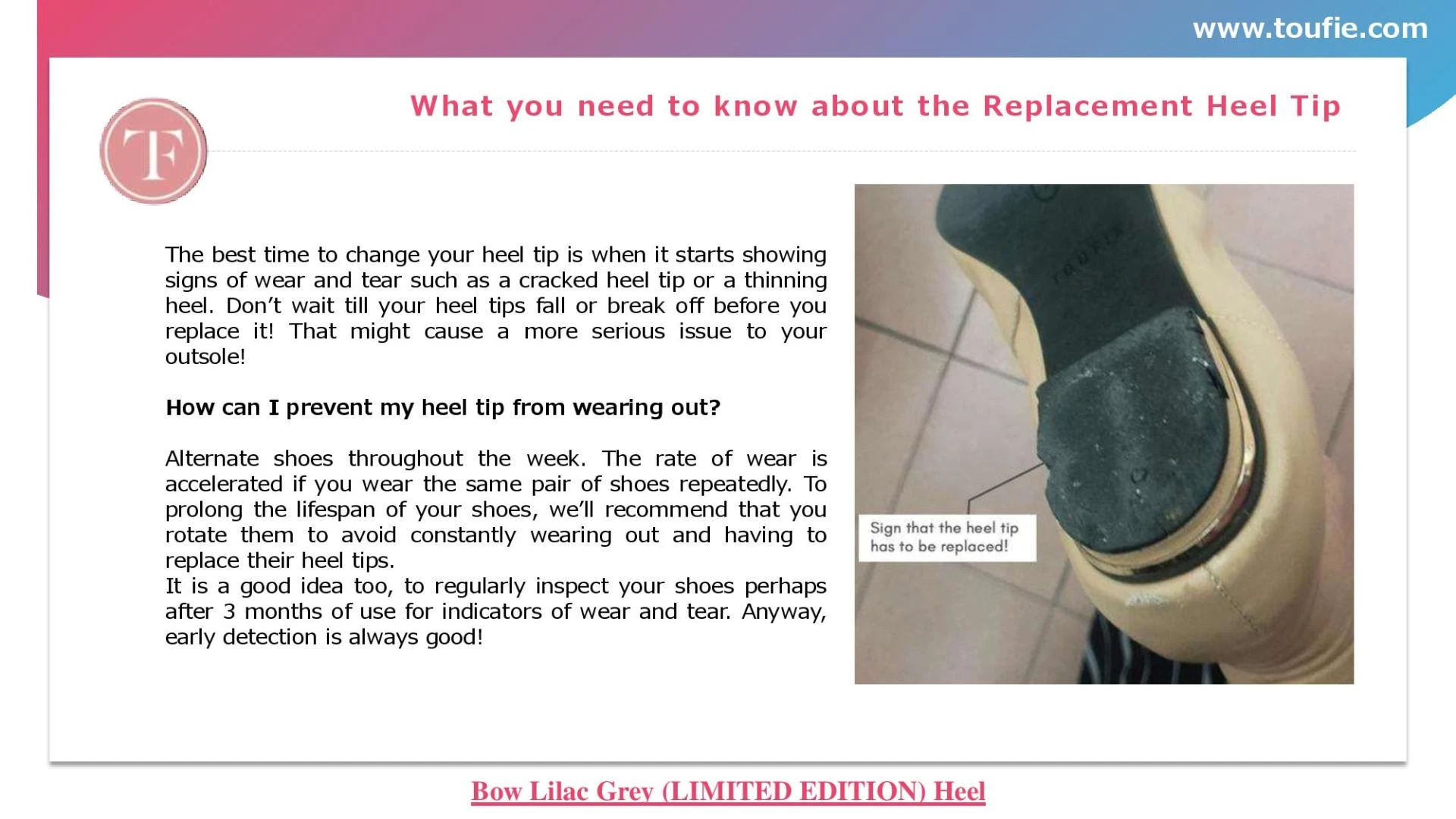 What you need to know about the Replacement Heel Tip