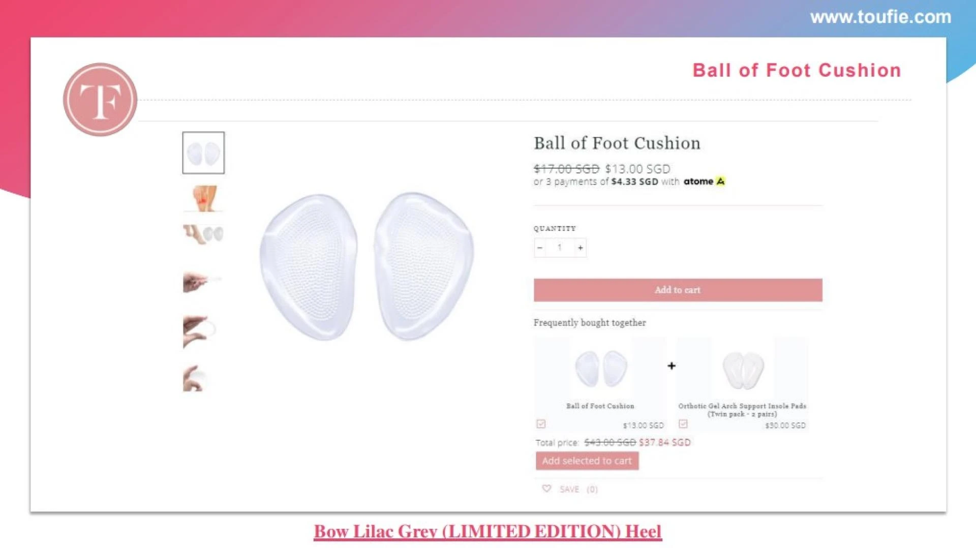 Ball of Foot Cushion