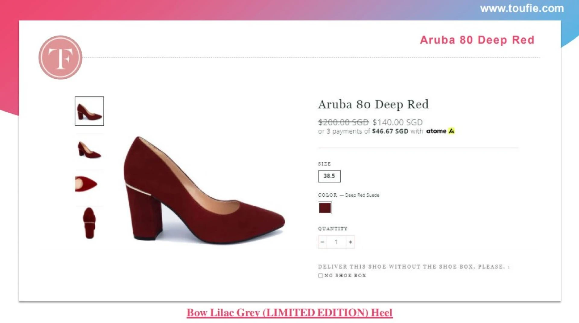 Aruba 80 Deep Red