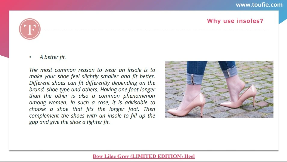 Why use insoles?