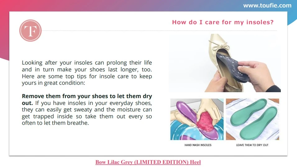 How do I care for my insoles?