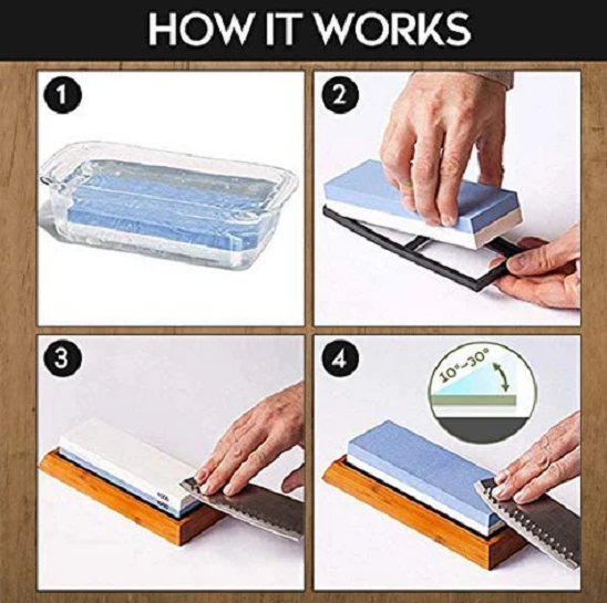 How to sharpen your knife on a whetstone