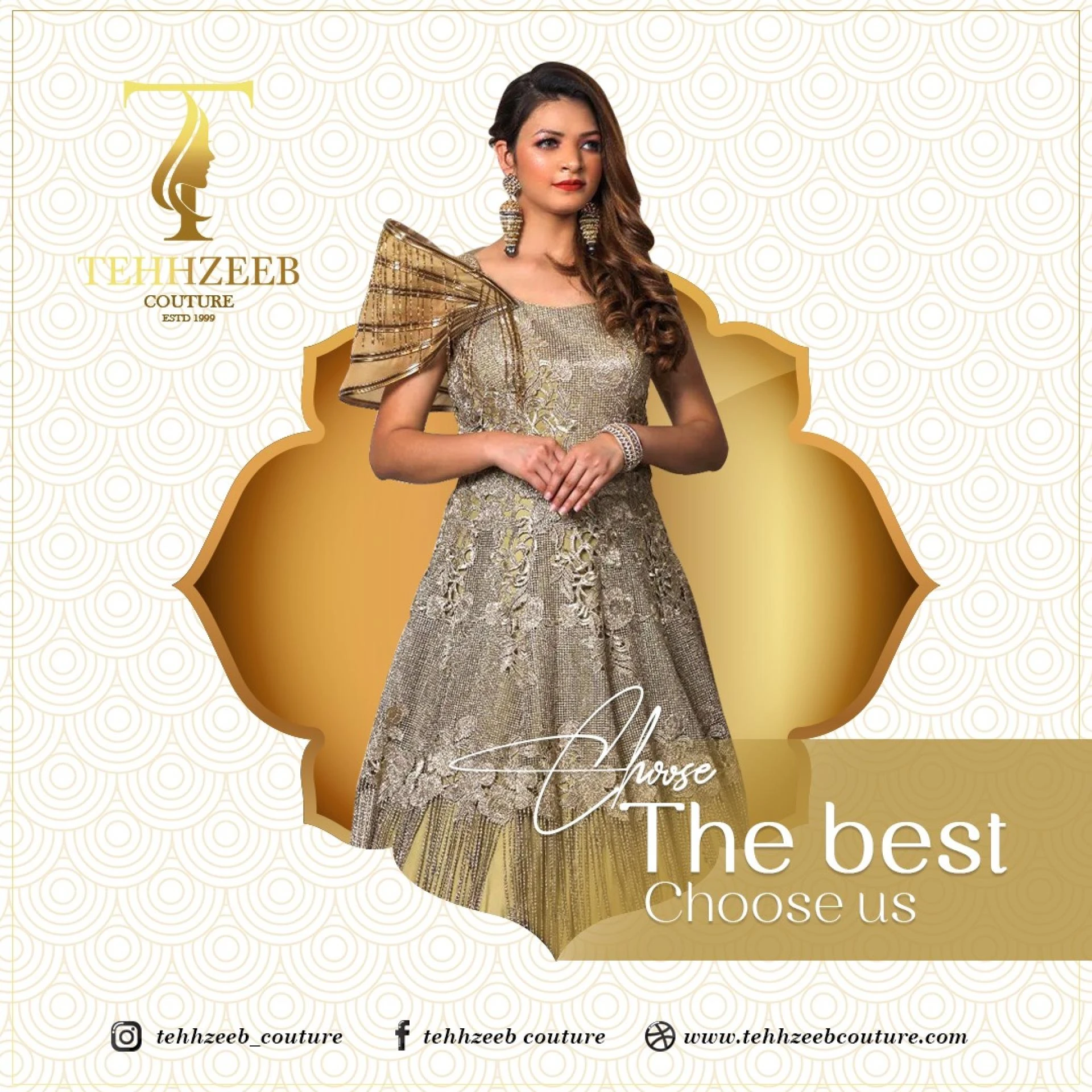 Customized Ladies Clothing at Tehzeeb Couture - Shop the Latest Fashion Trends