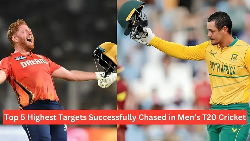 Top 5 Highest Targets Successfully Chased in Men’s T20 Cricket