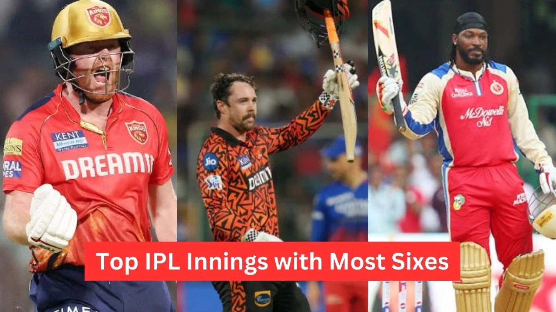 Top IPL Innings with Most Sixes