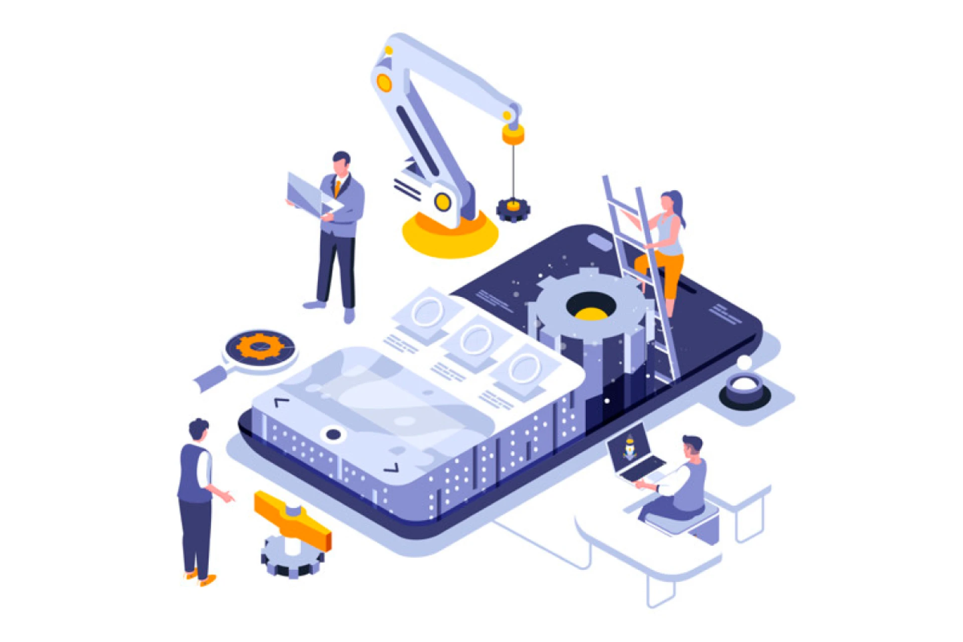 DXB APPS offering Top Mobile App Development Abu Dhabi services