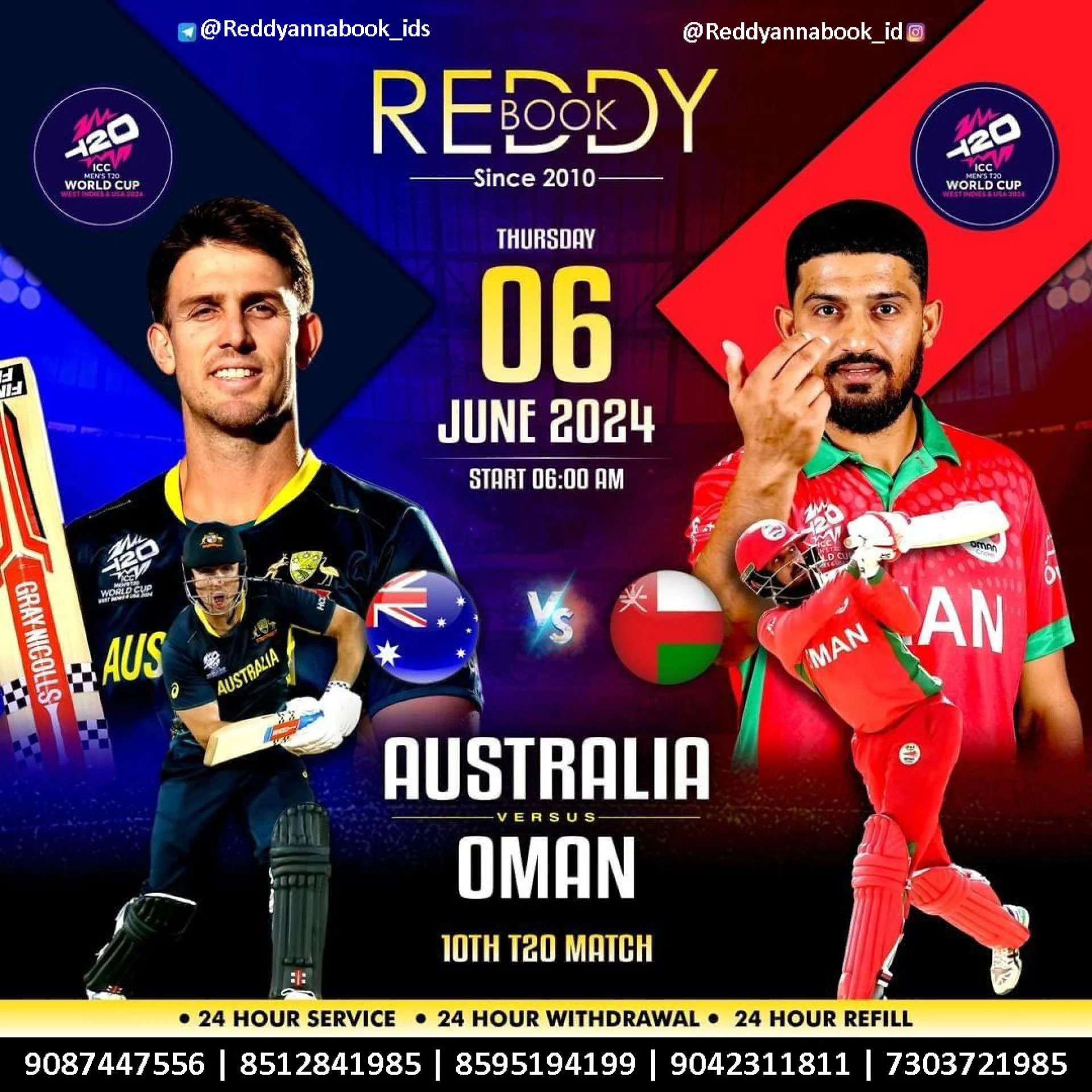 Reddy Anna Online Exchange Cricket ID: A Must-Have for ICC Men's T 20 World Cup 2024