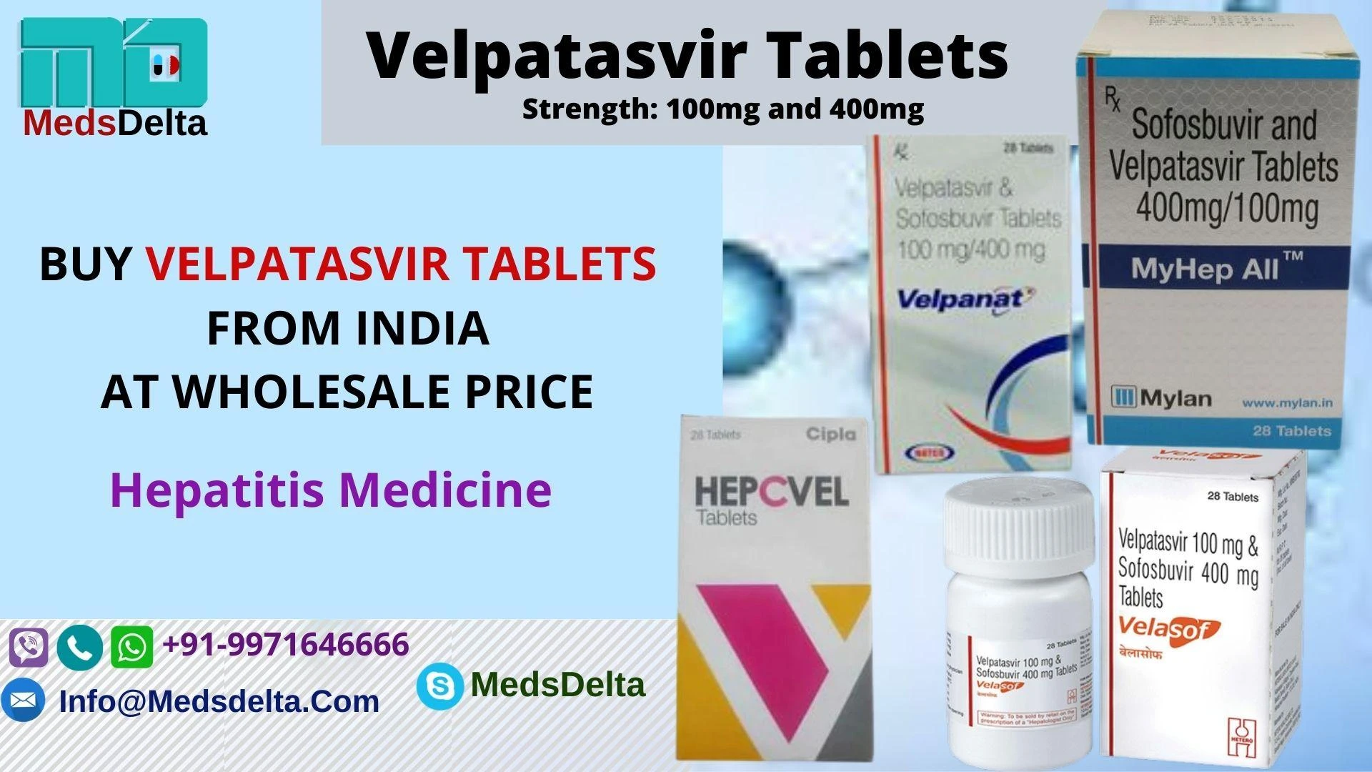 Velpatasvir Sofosbuvir Price | Myhep All Tablet Mylan | Hepatitis C Medicine