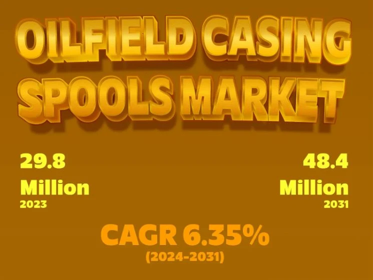 Oilfield Casing Spools Market Size at USD 48.4 Million &amp; 6.35%% CAGR, Growth Factors Analysis Forecast 2031