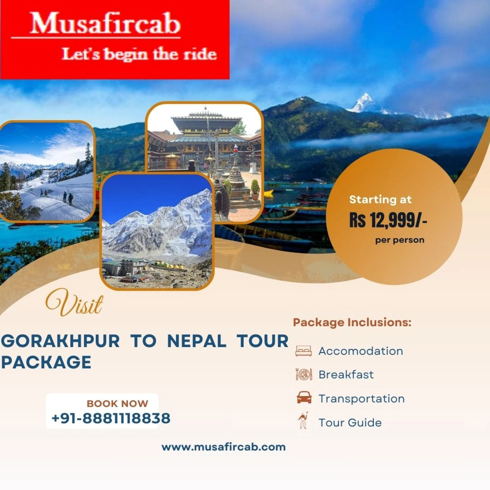 Gorakhpur to Nepal Tour Package