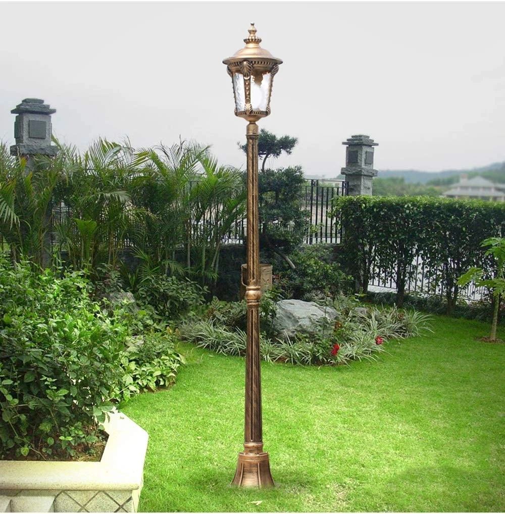 Manufacturing process of fancy pole lights through casting Aluminum