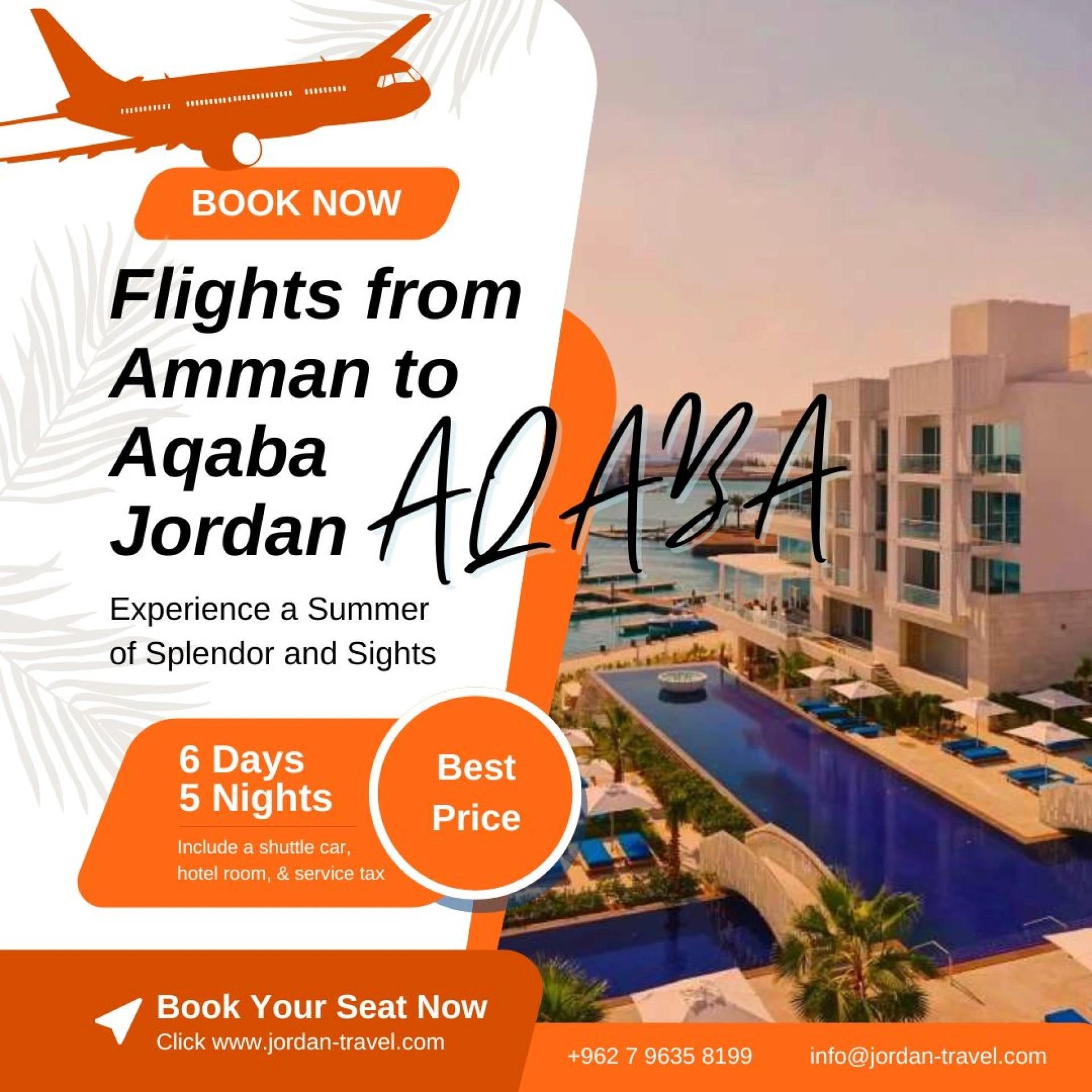 Unveiling the Jewel of Jordan: Soaring from Amman to Aqaba in Style