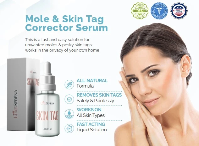 Luxe Serena Skin Tag Remover Reviews Mole &amp; Skin Tag Corrector Serum(2024)USA Report!