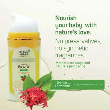 Farmherbs: Discover Gentle Care with Dermatologically Certified Herbal Baby Oil