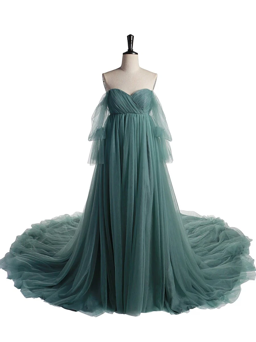 What is a Tulle Maternity Dress for a Photo Shoot?