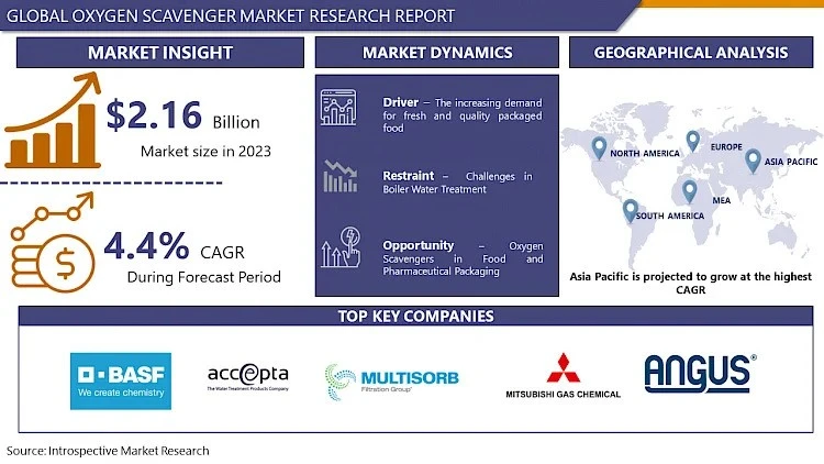 With A CAGR 4.4%, Global Oxygen Scavenger Market Current Trends, Market Growth 2024-2032