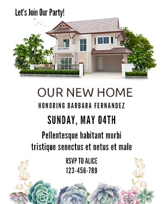 Griha Pravesh Invitation Card Online Editing Free