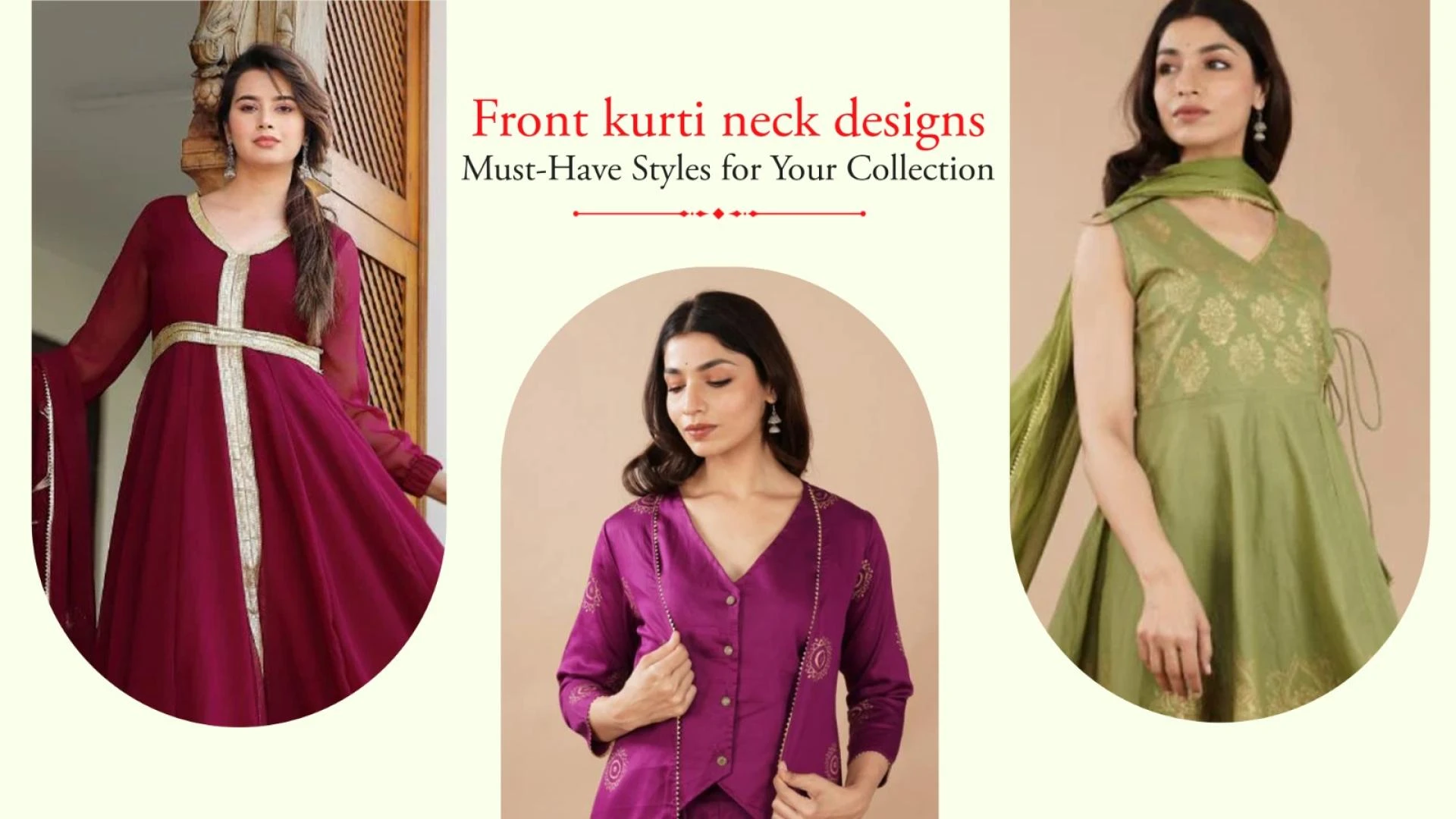 Front kurti neck designs: Must-Have Styles for Your Collection