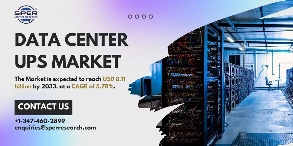SPER Market Research: Data Center UPS Market Growth 2023, Industry Size, Trends, Demand, Key Manufacturers, Opportunities, and Competition Analysis to 2033