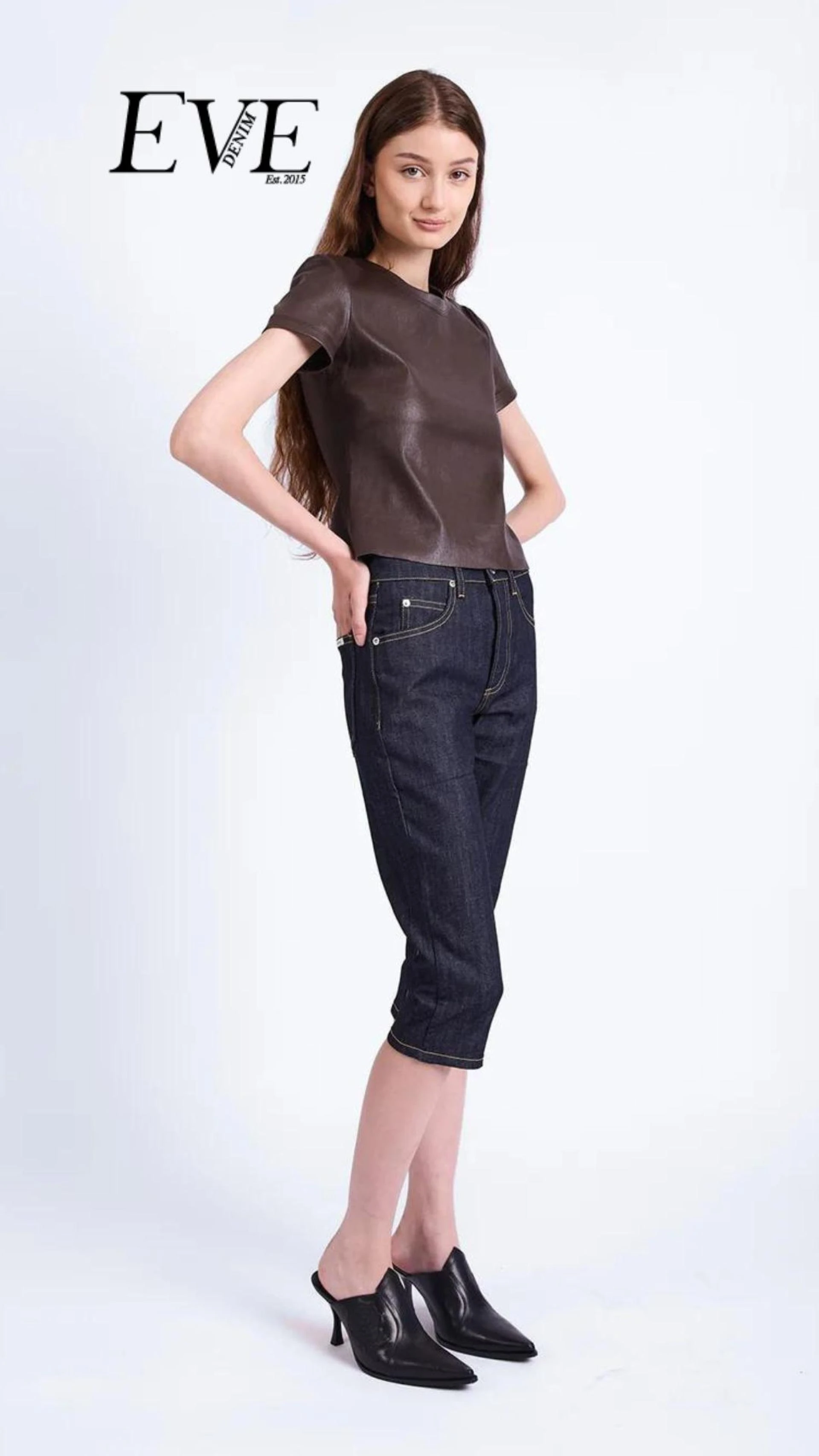 Style with EVE Denim Women Capris The Ultimate Blend of Comfort