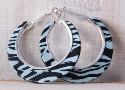 Elevate Your Style with Blue Hoop Earrings
