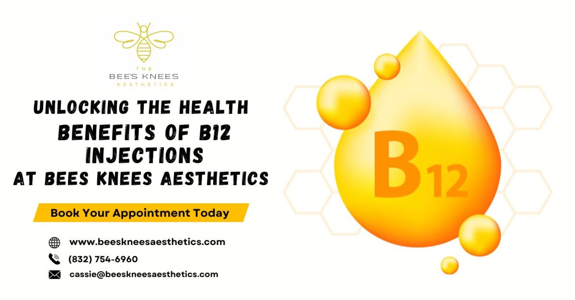Unlocking the Health Benefits of B12 Injections at Bees Knees Aesthetics