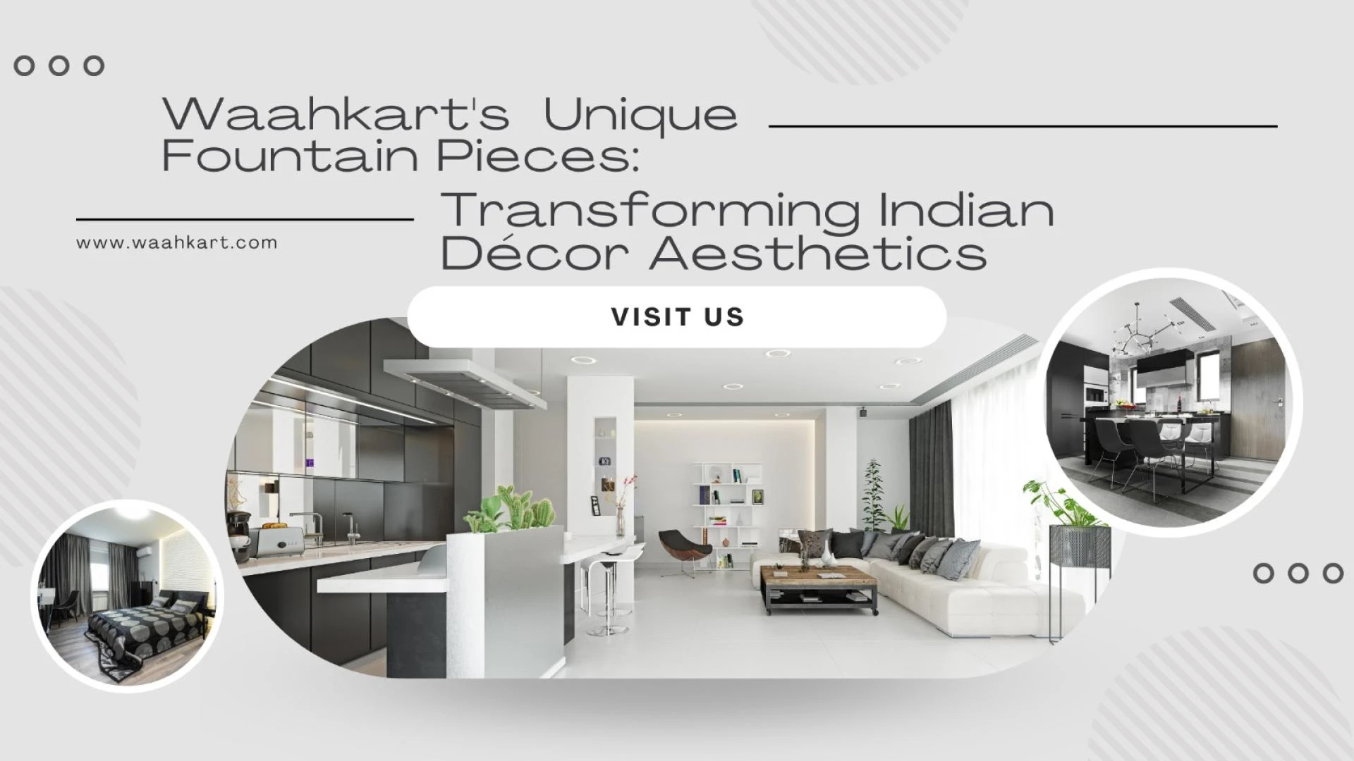 Waahkart's Unique Fountain Pieces: Transforming Indian Décor Aesthetics