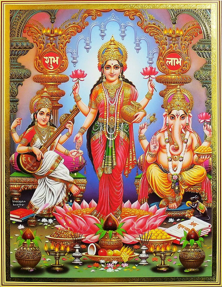 Ganesh Lakshmi and Saraswati puja for New Business