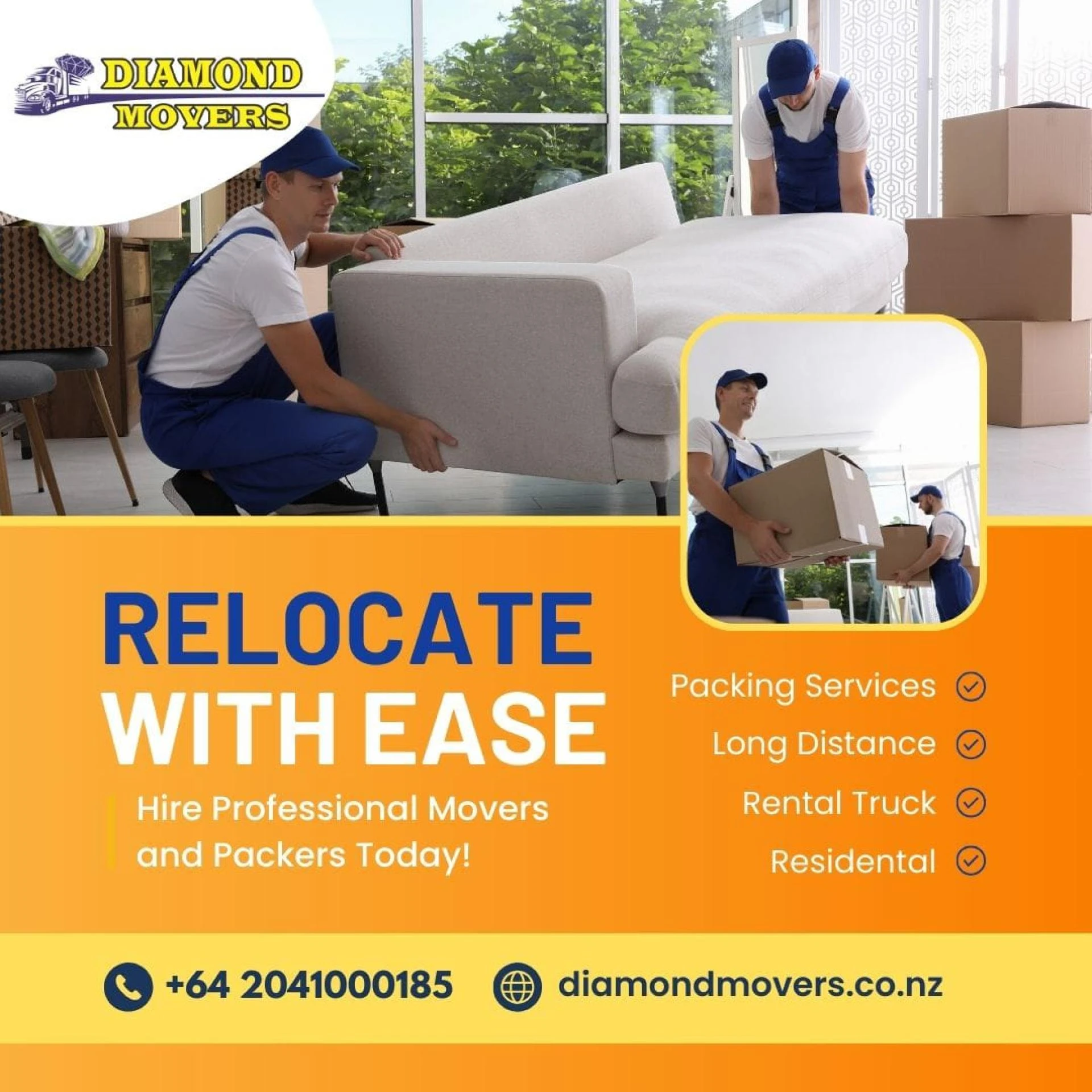 Furniture Movers in NZ: How Diamond Movers Can Help You