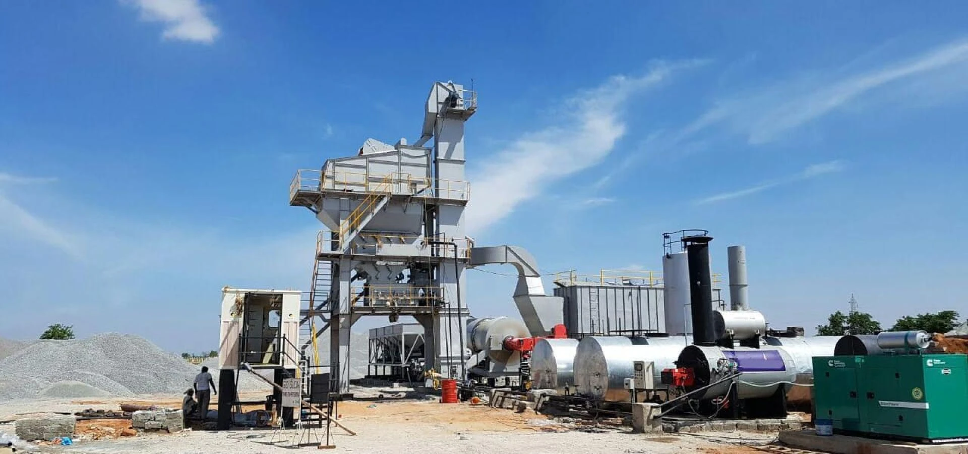 Asphalt Plant Manufacturers in India - S.P. Enterprise
