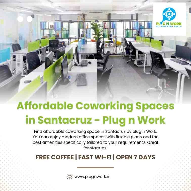 Affordable Coworking Spaces in Santacruz - Plug n Work