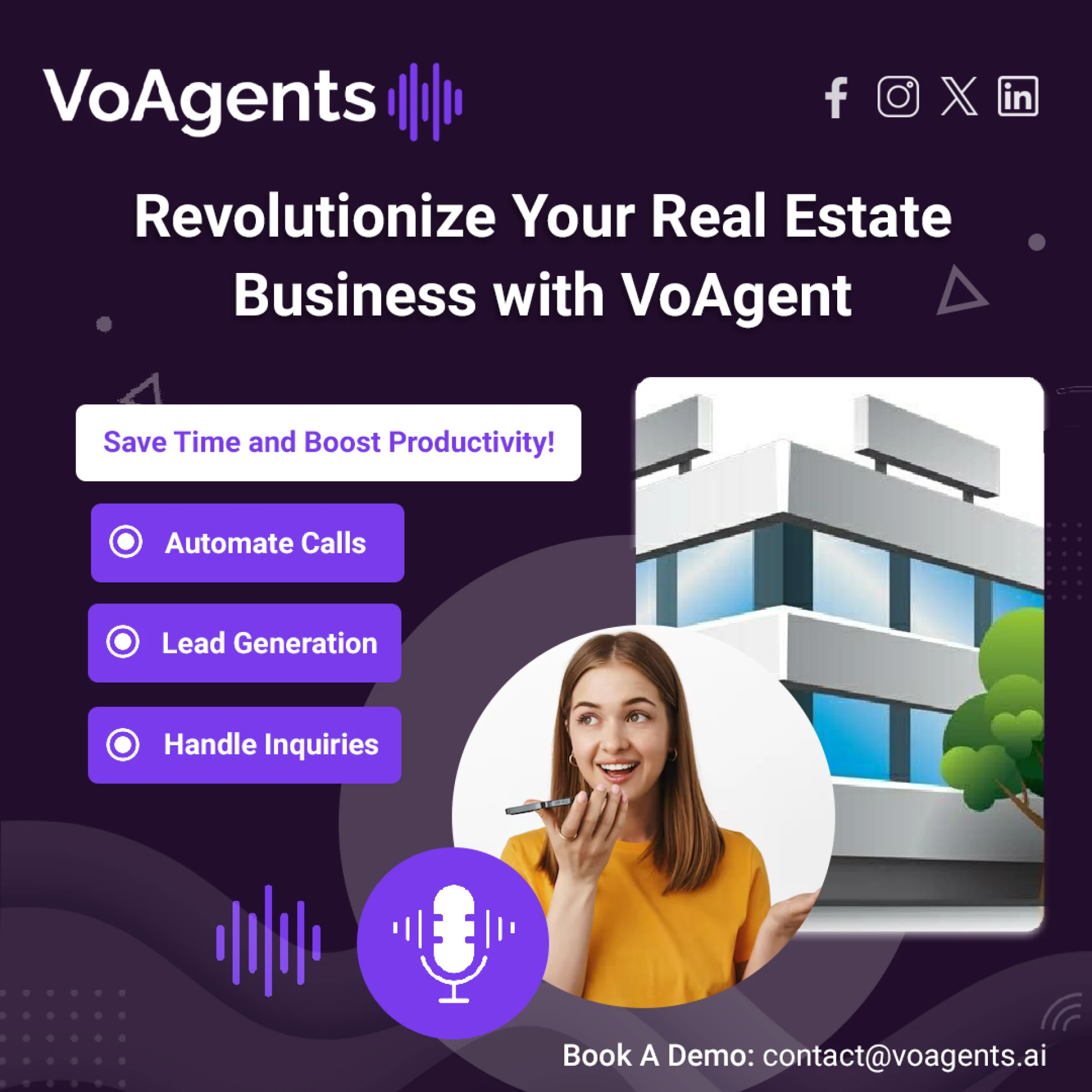 AI Voice Agent for Streamlining Real Estate Inquiries