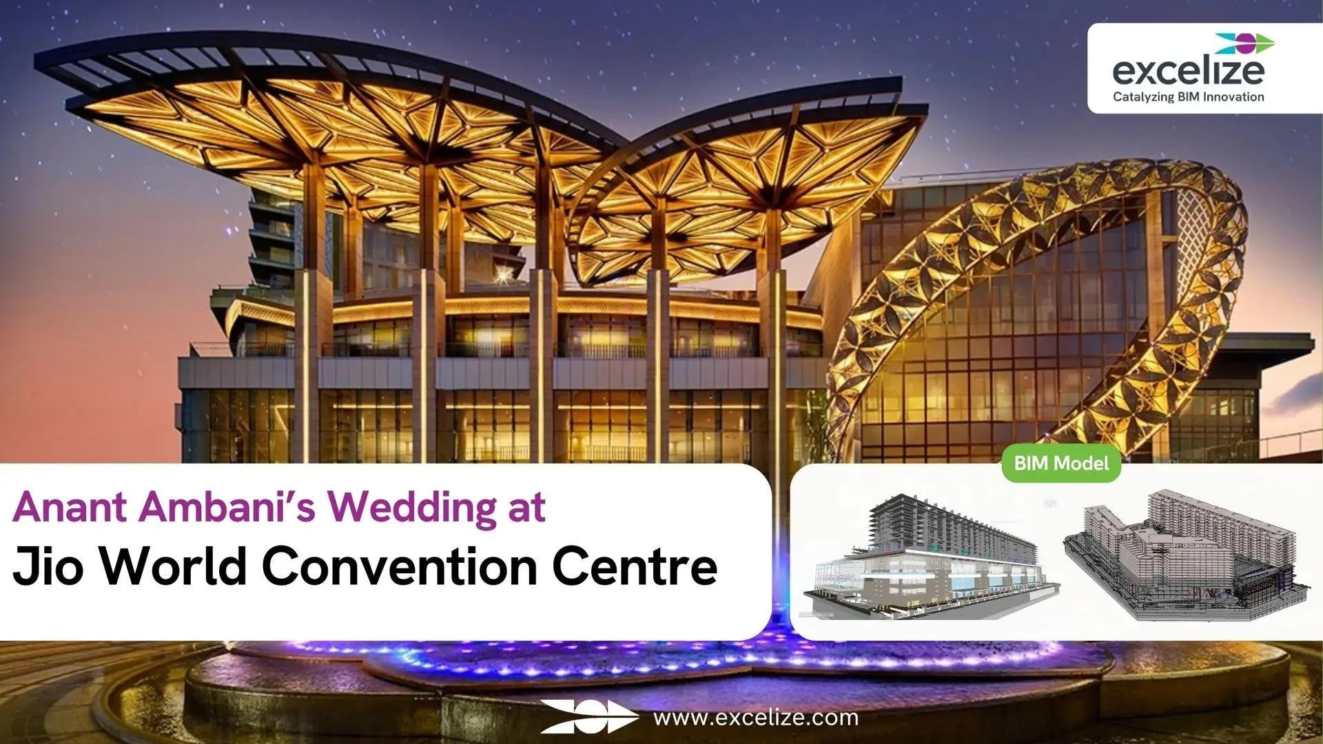 How Anant Ambani’s Wedding at Jio World Convention Centre Showcased the Modern Indian Architecture.