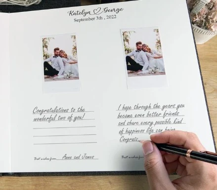 Custom Instax Wedding Guest Book Personalized
