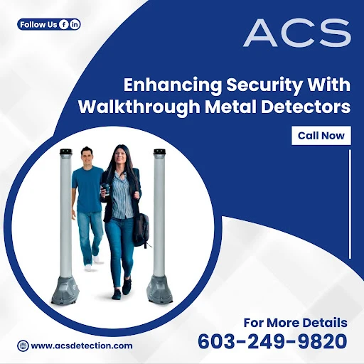 Enhancing Security with Walkthrough Metal Detectors