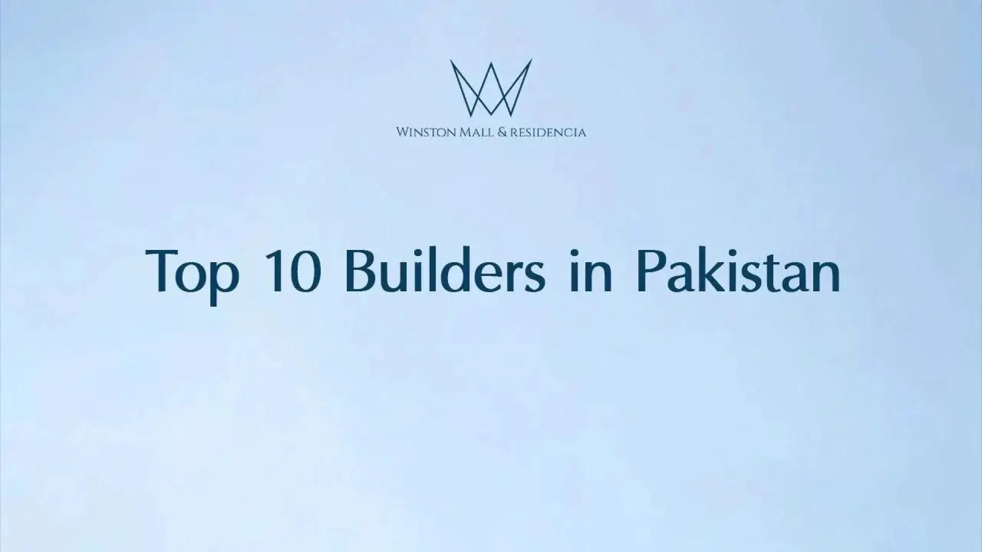 Exploring the Top 10 Builders Revolutionizing Pakistan's Real Estate Industry