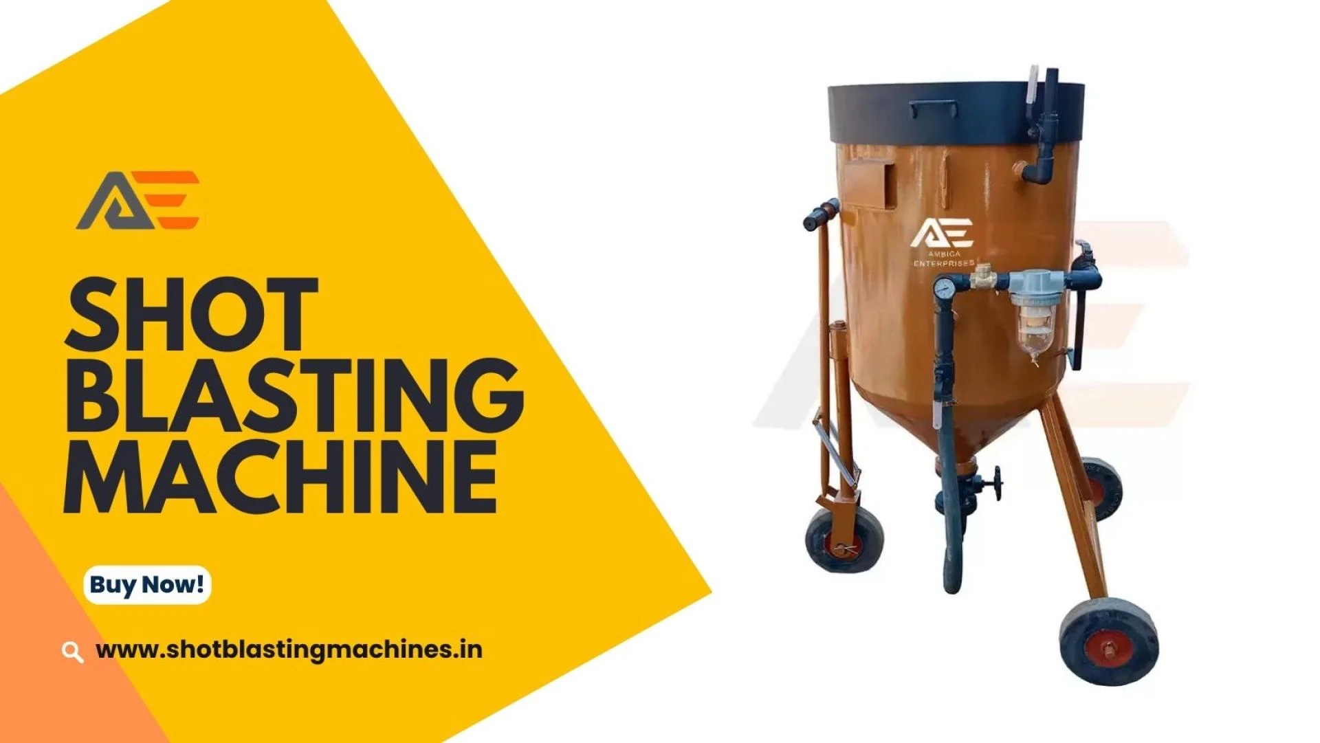 Shot Blasting Machine for Surface Roughening | Ambica Enterprises