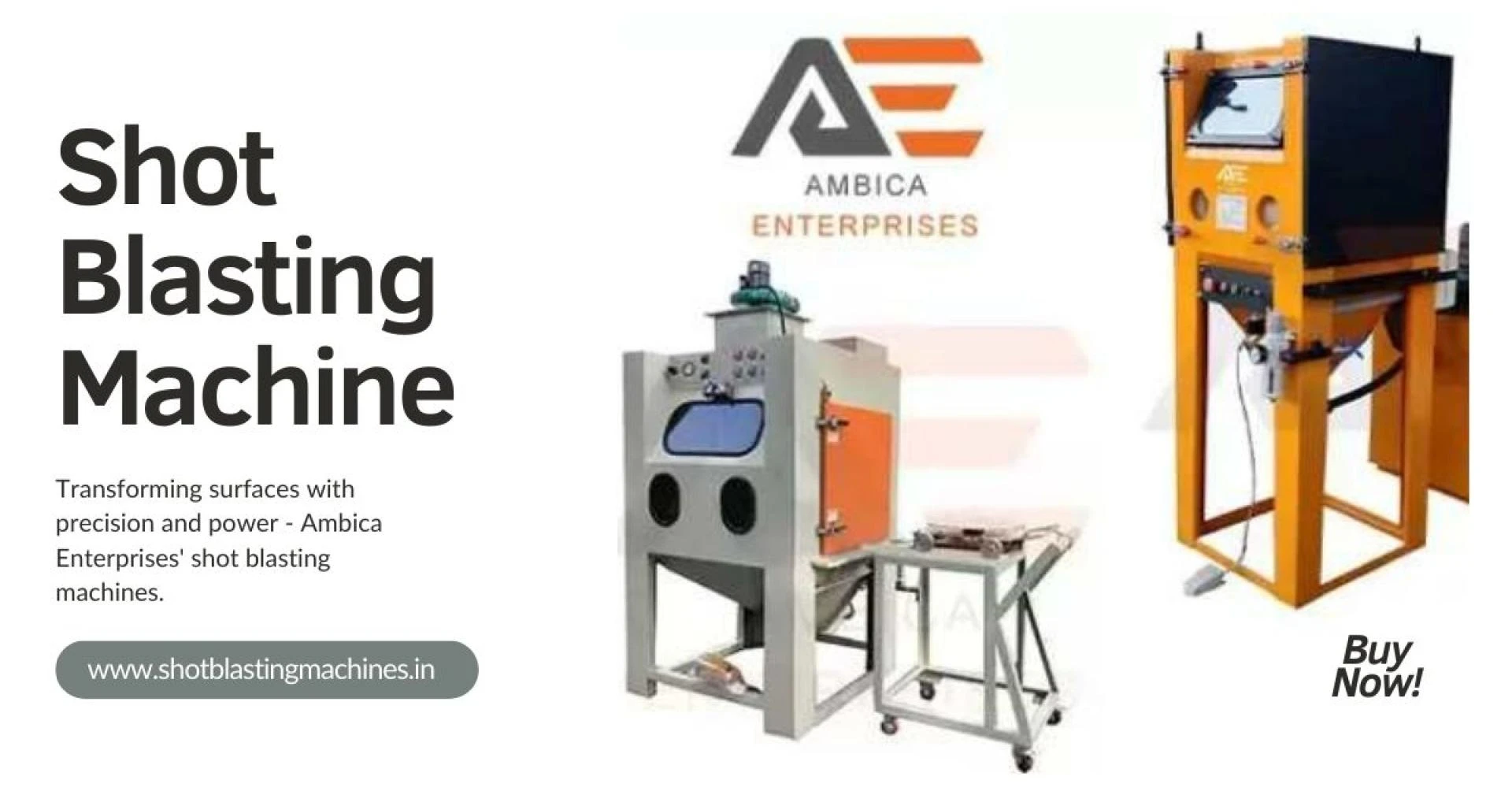 Shot Blasting Machine for Surface Coating Removal | Ambica Enterprises