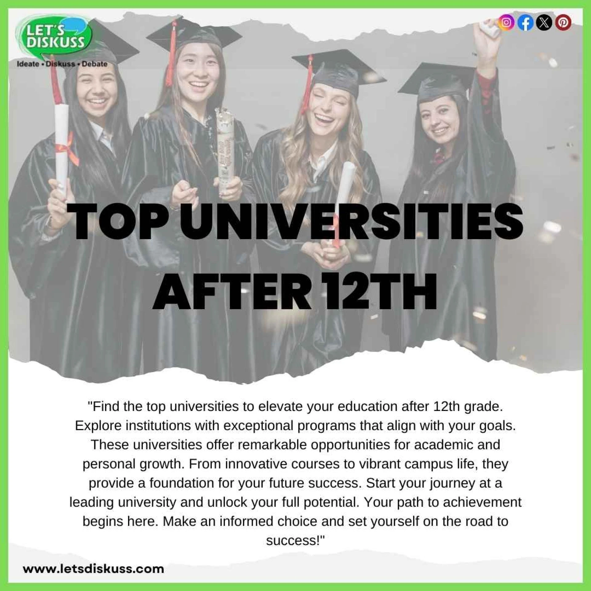 Top Universities After 12th: Explore the Best Options for Your Future