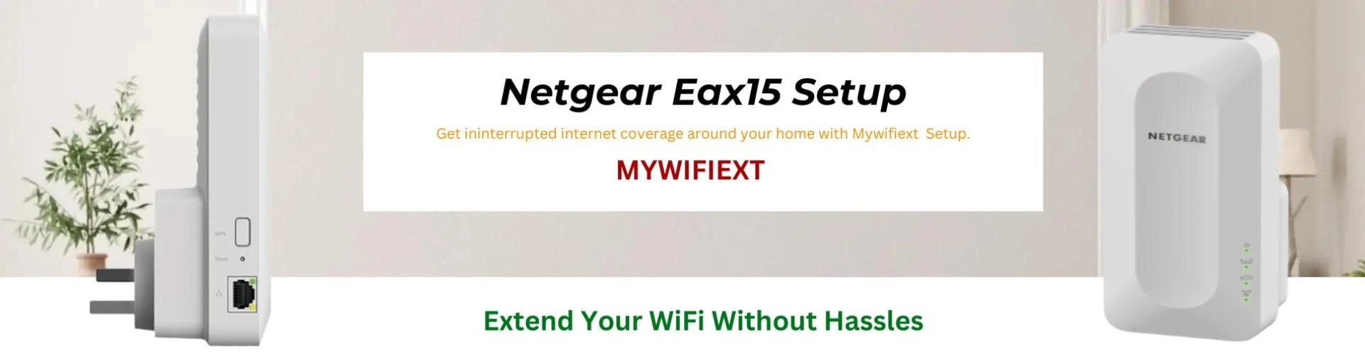 Netgear Eax15extender setup