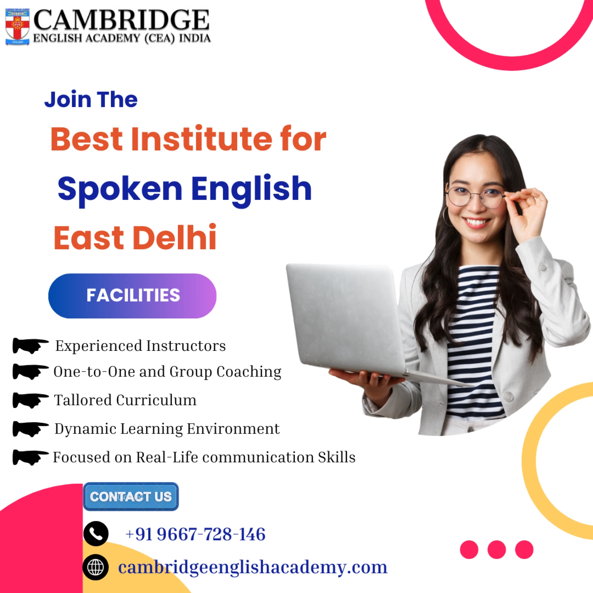 English Spoken Classes in East Delhi – Cambridge English Academy